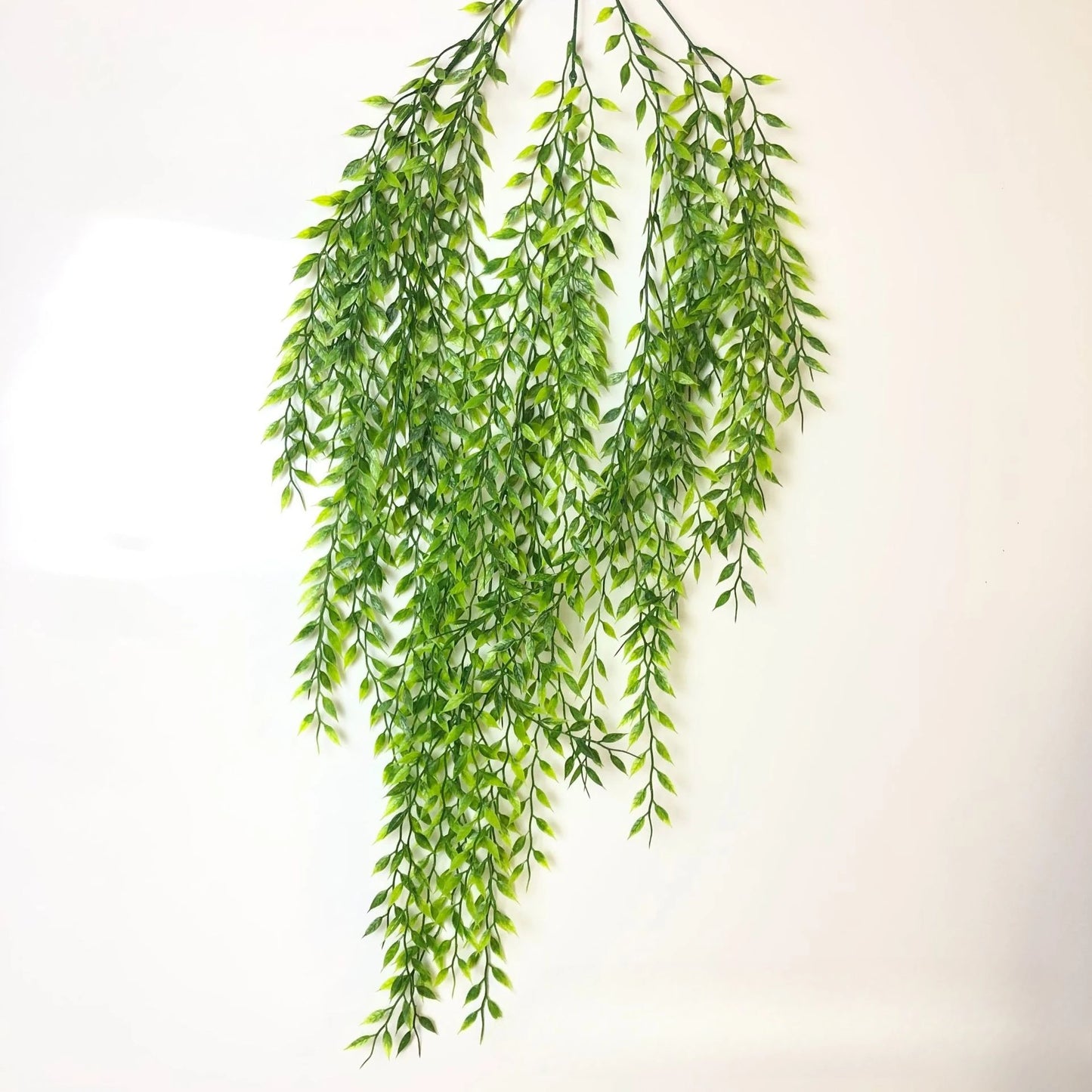 4PC 85cm Artificial Hanging Potted Plants Realistic Green Ferns Suitable for Indoor/Outdoor Home/Living Room Party Scene Decora