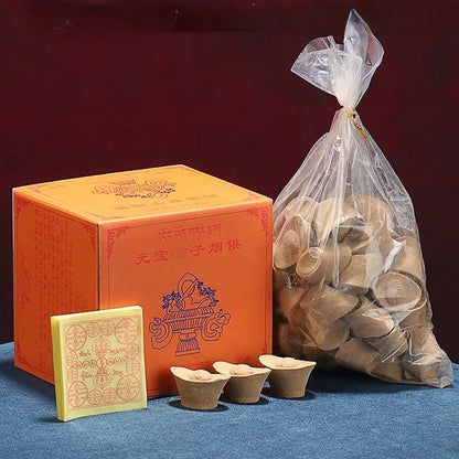 108 Flavor Yuan Bao Smoke for Tower Fragrance Household Indoor and Outdoor Incense Manual Natural Plant Fragrance Fresh Air