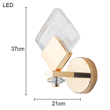 Living Room Background Acrylic Wall Lamp Bedroom New Style Light Luxury Corridor Decoration Bedside Lighting