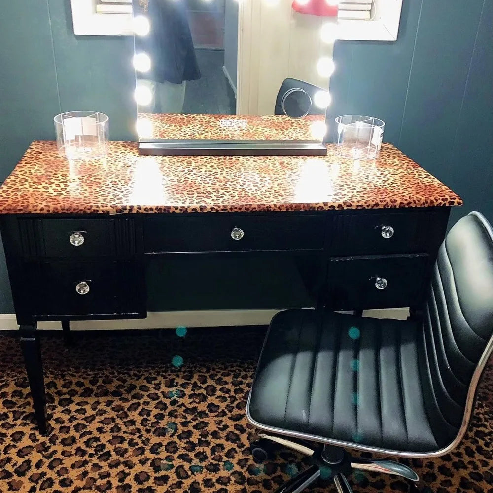 Personalized leopard pattern wallpaper waterproof removable self-adhesive contact paper for living room bedroom home decoration