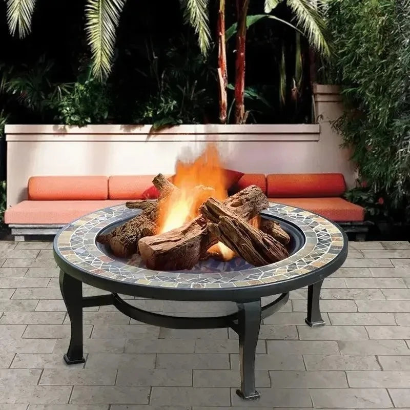 Outdoor Garden Villa Heaters Balcony Fire Pits Coffee Shop Restaurant Commercial Brazier Courtyard Camping Barbecue Table