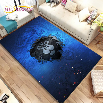 World of Warcraft,WOW ,Game Gamer Area Rug,Carpet Rug for Living Room Bedroom Sofa Doormat Decoration, Kid Non-slip Floor Mat 3D