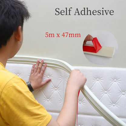 5M Wall Sticker Self Adhesive Skirting Border Waterproof Wallpaper Decor DIY TV Background Wall Decoration Bar Ceiling Line