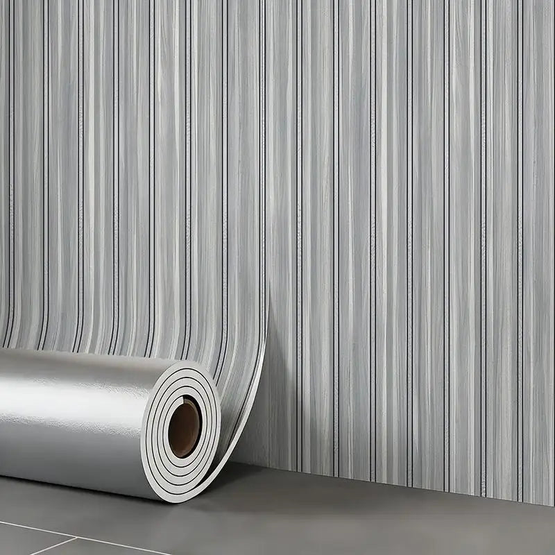 Thick Brown Grid Peel and Stick Wallpaper Faux Plaid Design Waterproof Moisture-Proof for Walls Ceilings Home Decor