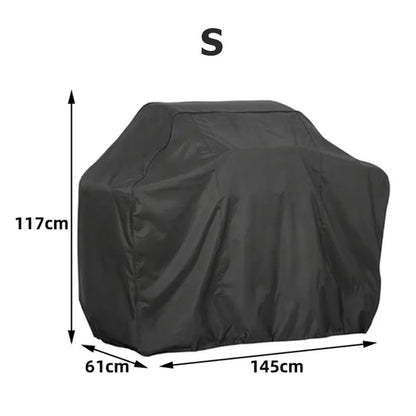 BBQ Grill Barbecue Cover Dustproof Waterproof Thickened BBQ Cover Outdoor Rainproof BBQ Cover
