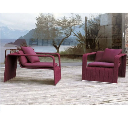 Outdoor Orange Leisure Lying Furniture Courtyard Terrace Relaxing Items