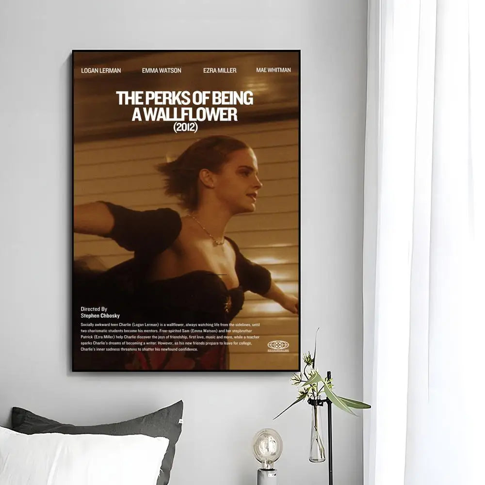 Classic Movie T-The Perks Of Being A Wallflower Poster HD art sticky wall waterproof home bedroom bar aesthetic decoration