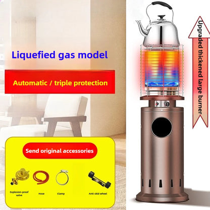 Commercial Gas Heater Outdoor LPG Heating Furnace for Home Natural Gas Fire Boiling Water Stove