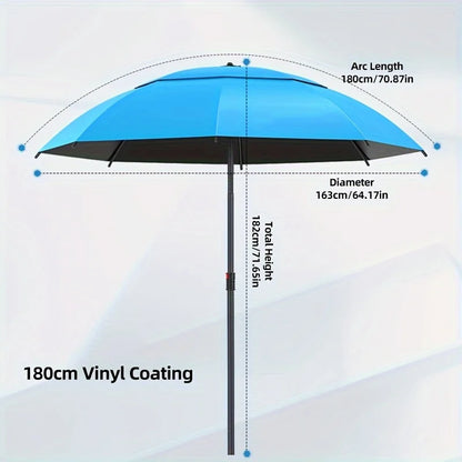Fishing Umbrella, Outdoor Sunshade Umbrella for Anglers, Portable, For Fishing, Stall, Garden, Shop & Outdoor Activities