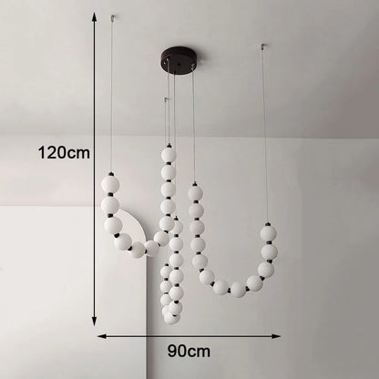 Nordic home decoration, stair chandelier, living room and dining room Pendant lights, ceiling light, indoor lighting