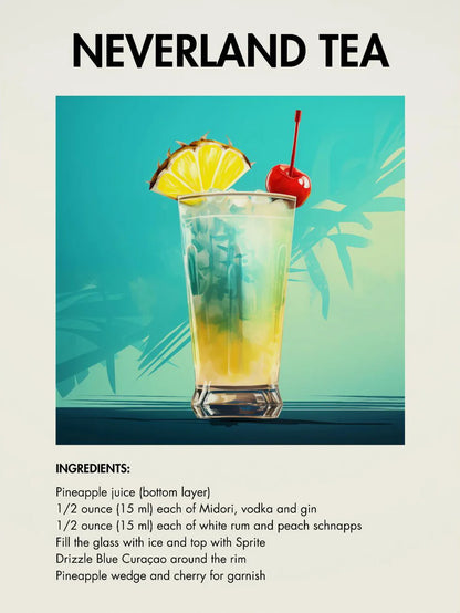 Classic Simple Bar Drinks Liquor Cocktail Bartending Recipe Poster Canvas Art Painting Prints Home Room Bar Wall Decoration