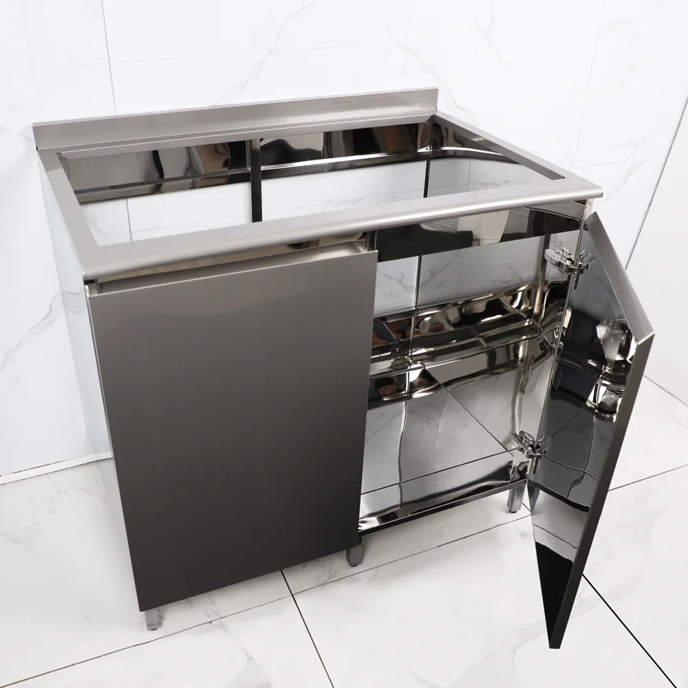 Modern Stainless Steel Cabinet Weatherproof Outdoor & Apartment BBQ Kitchen Design