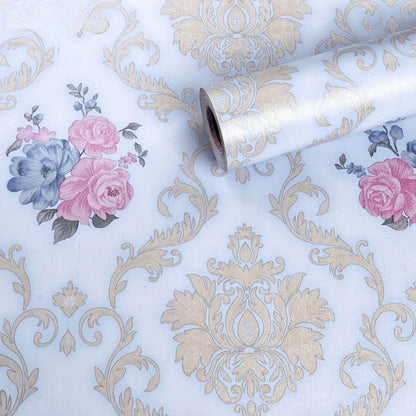 Home Decor Retro Floral Wallpaper Renovation of Bedroom and Living Room Decorative Walls