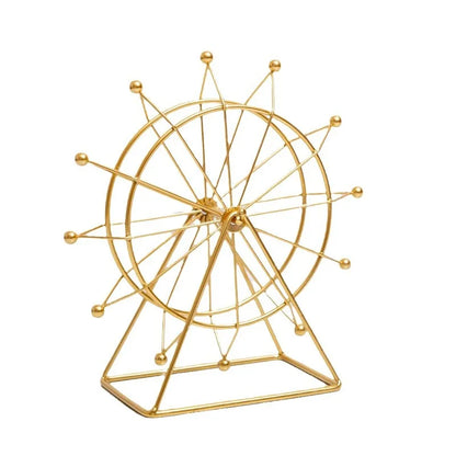 Nordic Iron Ferris Wheel Ornaments Creative Living Room Office Desktop Indoor TV Wine Cabinet Decoration Small Furnishings