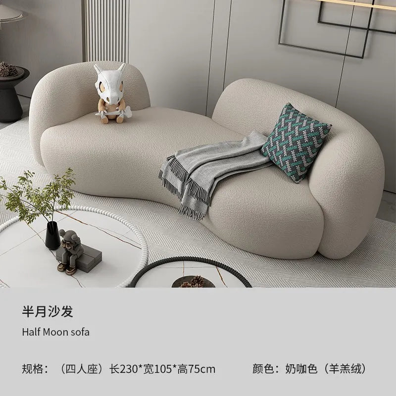 Lounge Europe Living Room Sofas Minimalist Luxury Lazy Modern Sofa Soft Cushion Meubles De Salon Home Furniture Accessories