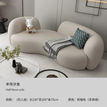 Lounge Europe Living Room Sofas Minimalist Luxury Lazy Modern Sofa Soft Cushion Meubles De Salon Home Furniture Accessories