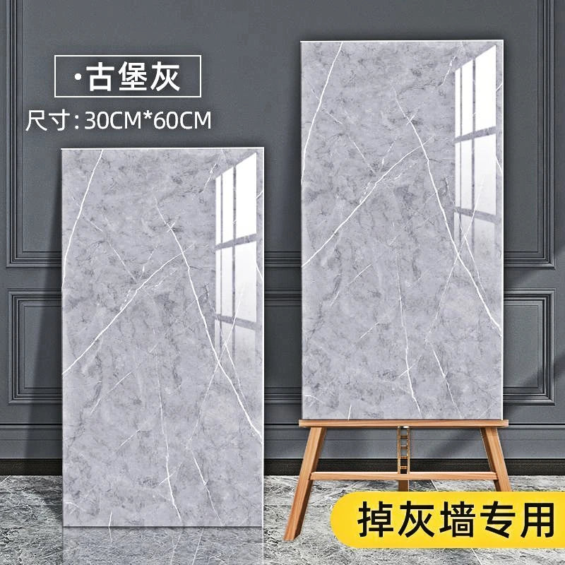 Papel De Parede 3d  Peel and Stick Wallpaper Faux Marble Wall Stickers Decoration Tile Kitchen Waterproof Bathroom Sticker