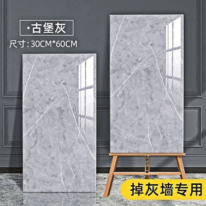 Papel De Parede 3d  Peel and Stick Wallpaper Faux Marble Wall Stickers Decoration Tile Kitchen Waterproof Bathroom Sticker