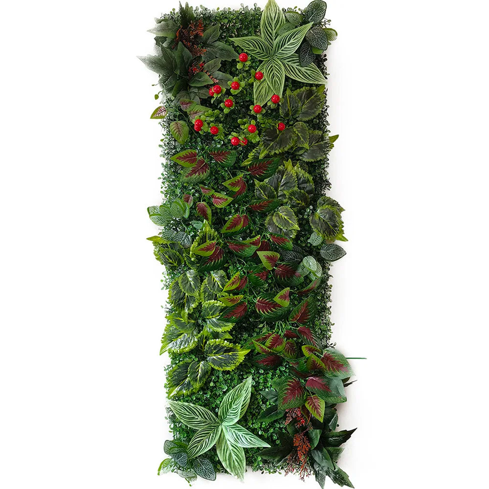HUA TIAN 40*120CM Artificial Plant Turf Grass Moss Subtropical Plant Decoration Home Fake Wall Panel Lawn Garden Decoration