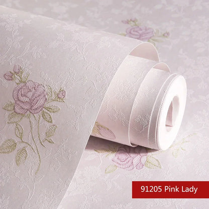 Wallpapers Home Decor Non Woven Fresh Small Floral Wall Paper Pastoral Warmth Romantic Girl Bedroom Living Room Wallpaper