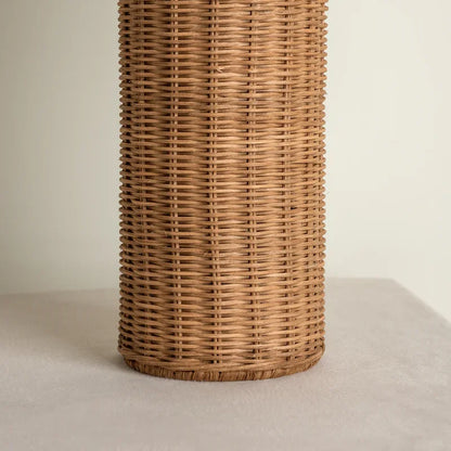 Rustic table lamps Wabi-sabi style rattan table lamp Designer Art brown lamp Hotel Study Home Decoration Bedroom Bedside lights