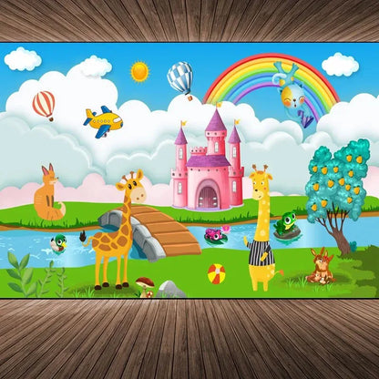 115X72cm Self Adhesive Wallpaper Mural ABDL Living Room Bedroom Bedside Cute Cartoon Anime Background Wall Decoration Sticker