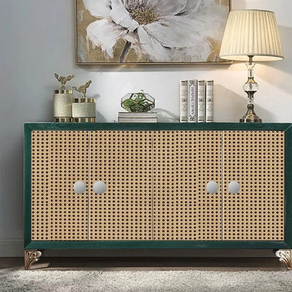 Classic 3D Rattan Wallpaper Waterproof PVC Wall Sticker Self-adhesive Removable Furniture Renovation Sticker