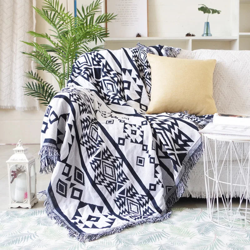 Bohemian Plaid cotton Blanket for Sofa bed Decoration Blankets Camping Picnic Blanket Sofa cover throw Blanket bedspread Decor