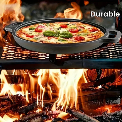 2026 Hot Sale Multifunctional Cast Iron Frying Pan Non-Stick Skillet Round Griddle Kitchen Cookware for Stove & Outdoor Cooking