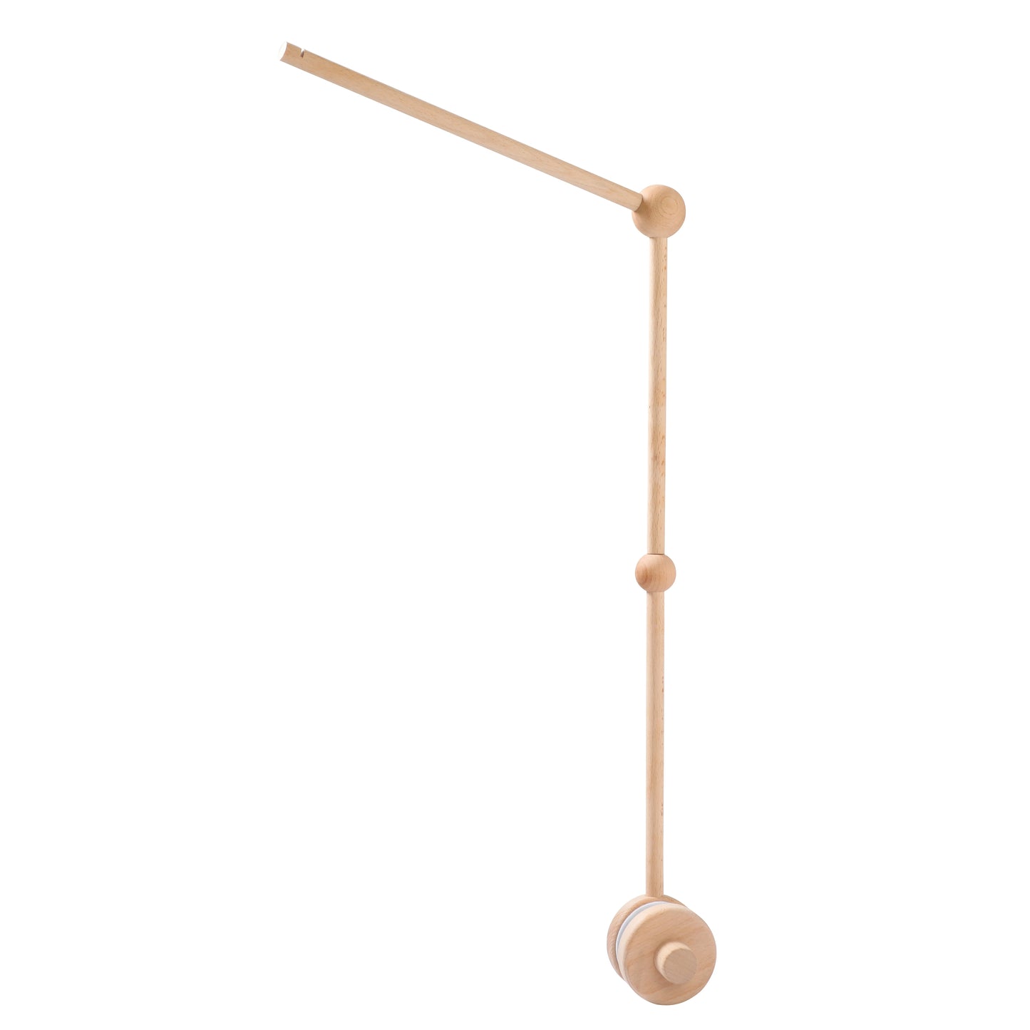 Crib Mobile Bed Bell Wooden Bracket Baby 0-12 Months Wooden Mobile Hanging Rattles Toy Holder Decorative Accessories Arm Bracket