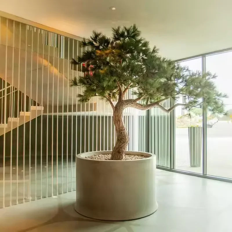 Custom Indoor Outdoor Landscape Project Big Trunk Artificial Plants Old Artificial Pine Tree Faux Willow Tree Fake Pine Tree