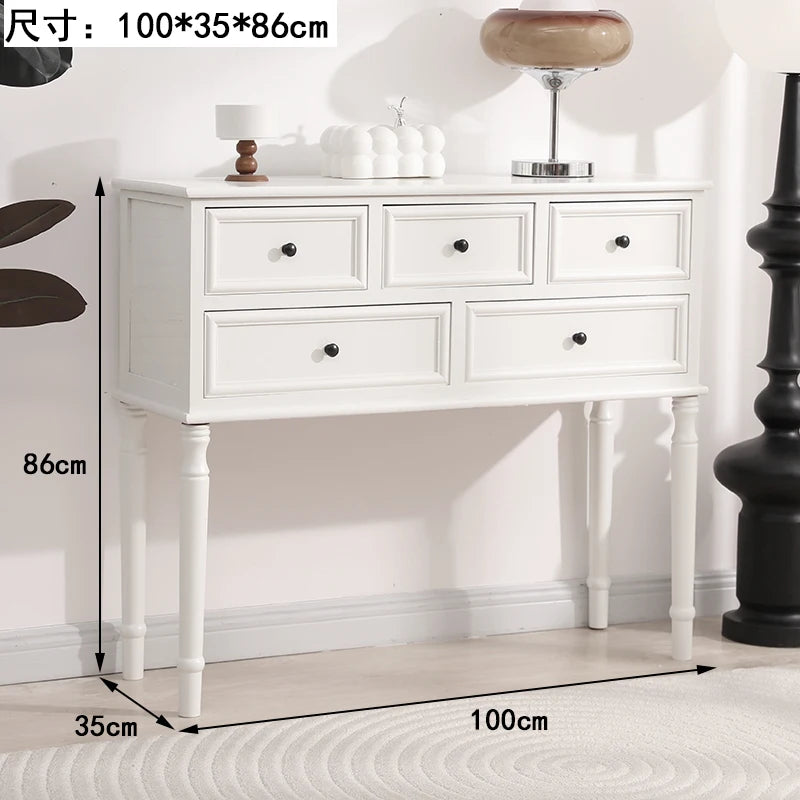 Unique Rustic Console Table Industrial Storage Retro French Console Table Aesthetic Trendy Tavolo Consolle Room Furniture