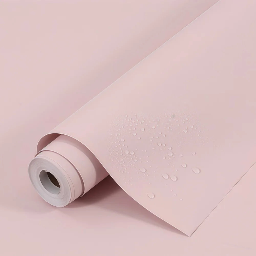 1roll 2/5/10m（45cm Width）Self-Adhesive Wallpaper Stickers for Cabinet and Wardrobe Doors,Furniture Renovation, Wall Color Change