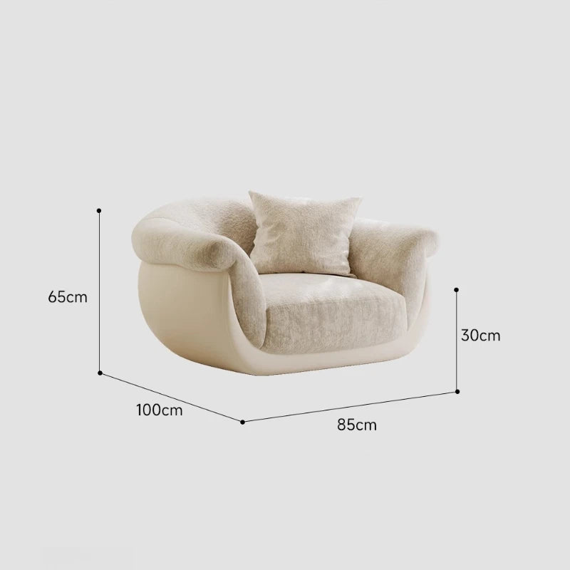 Single Lazy Sofa Living Room Minimalist Comfortable Modern Pink Sofa Small Fabric Divano Soggiorno Di Lusso House Accessories
