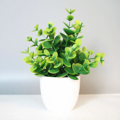 Wholesale Artificial Plant Potted Plants Fake Green Plants Indoor and Outdoor Decorations Plastic Bonsai Home Decorations