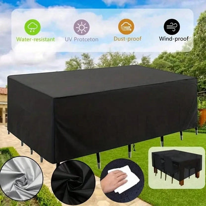 Ultimate Outdoor Furniture Cover - Waterproof, dustproof cover, durable and easy to clean, perfect for patios, gardens