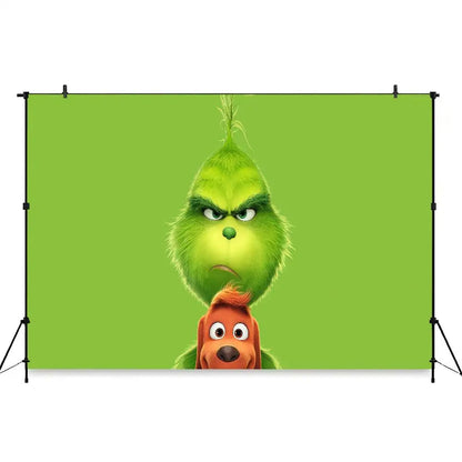 Cartoon G-Grinch Photography Backdrops Photo Wallpaper Background Paper Props For Photo Studio Shoot Product