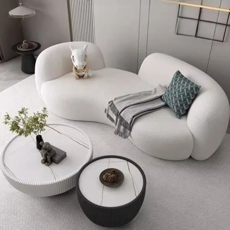 Lounge Europe Living Room Sofas Minimalist Luxury Lazy Modern Sofa Soft Cushion Meubles De Salon Home Furniture Accessories