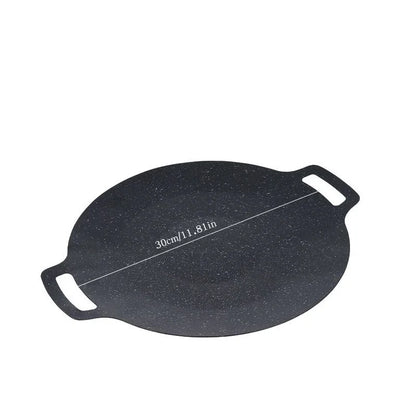 Roasting Round Pans Korean Aluminum Nonstick Grill Top Griddle Pan Bbq Fry Grill Outdoor Cast Iron Barbecue Griddles Grill Pans