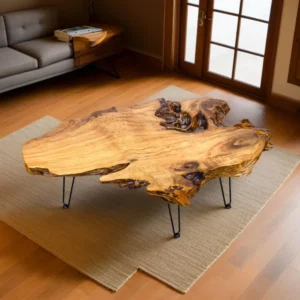 Handcrafted Wood Coffee Table