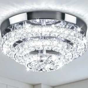 Modern Crystal Ceiling Light