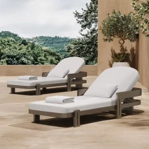 Hotel swimming pool sun hotel garden outdoor furniture set modern beach sofa bed resort courtyard sun lounger